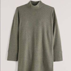Abercrombie Green Cozy Knit Mini Dress (Size M)